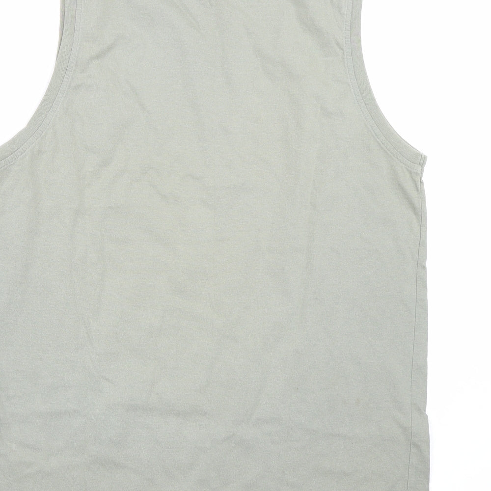 Zantos Mens Green   Basic Tank Size L