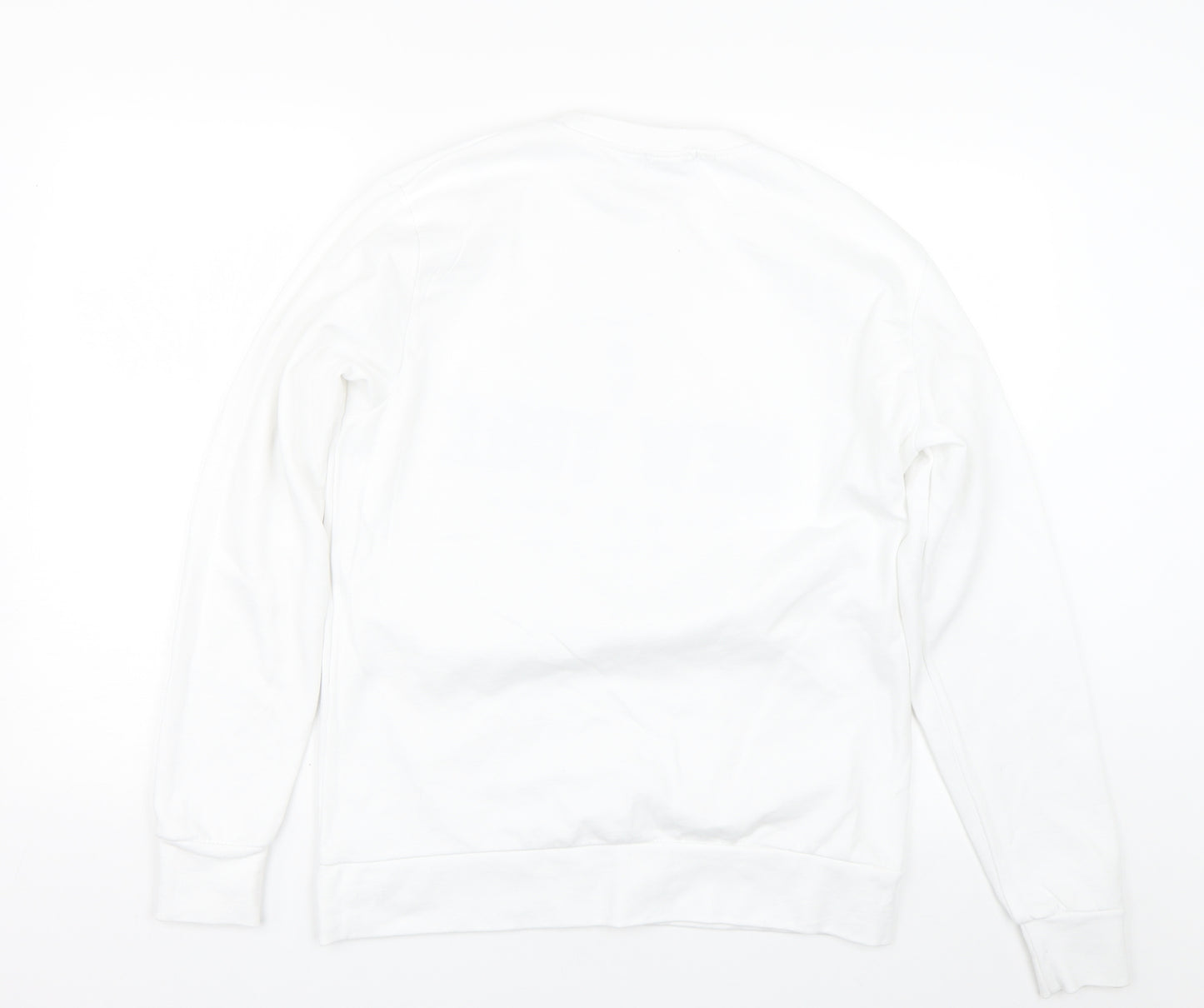 PRETTYLITTLETHING Womens White   Pullover Sweatshirt Size M
