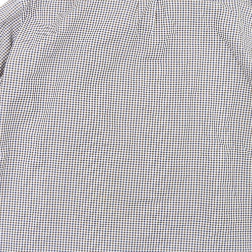 GANT Mens Blue Check   Dress Shirt Size L