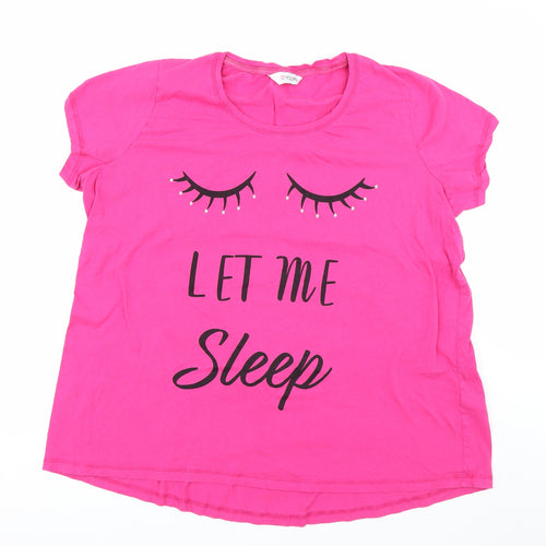 Love yours Womens Pink   Top Pyjama Top Size 22