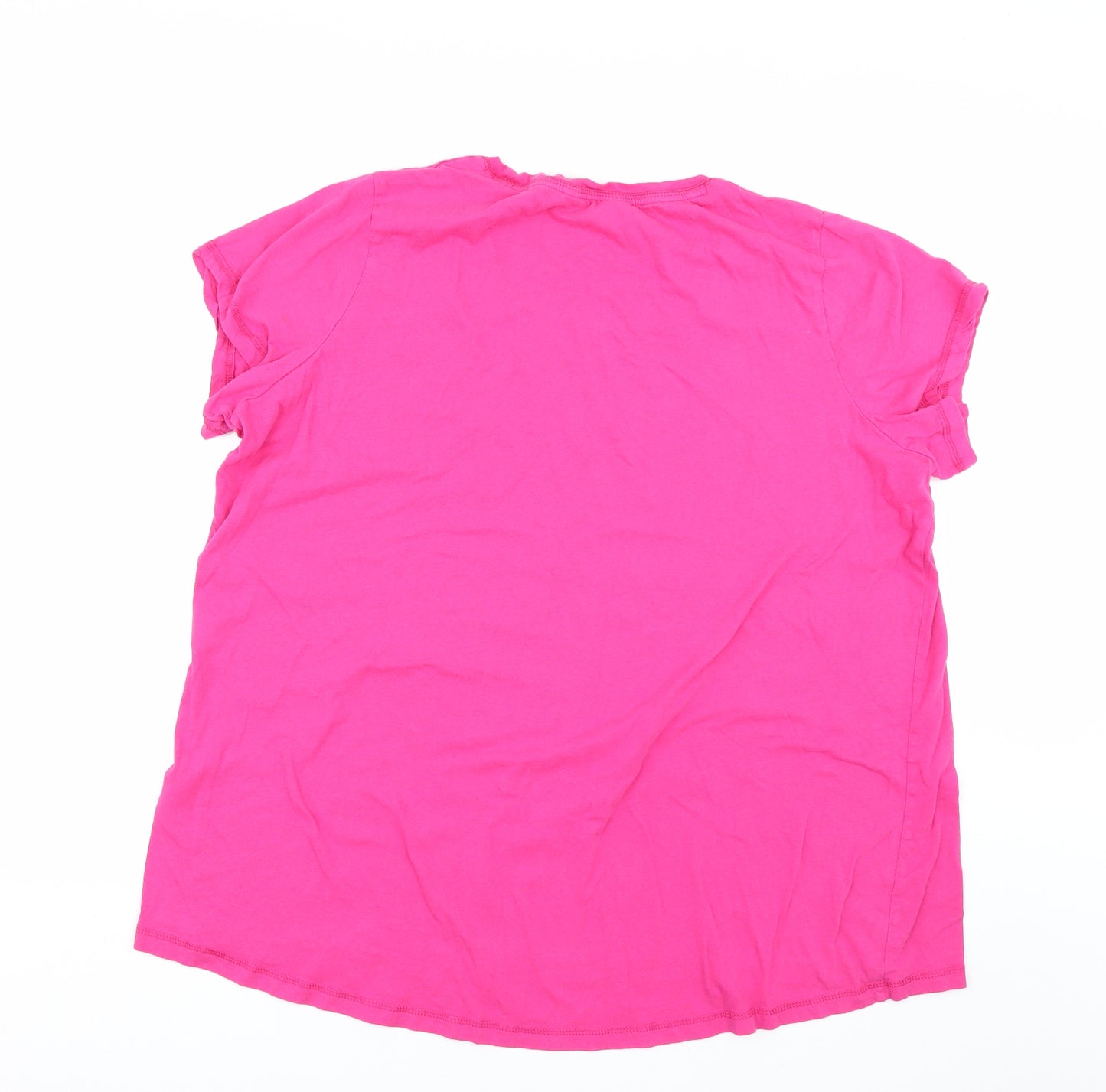 Love yours Womens Pink   Top Pyjama Top Size 22