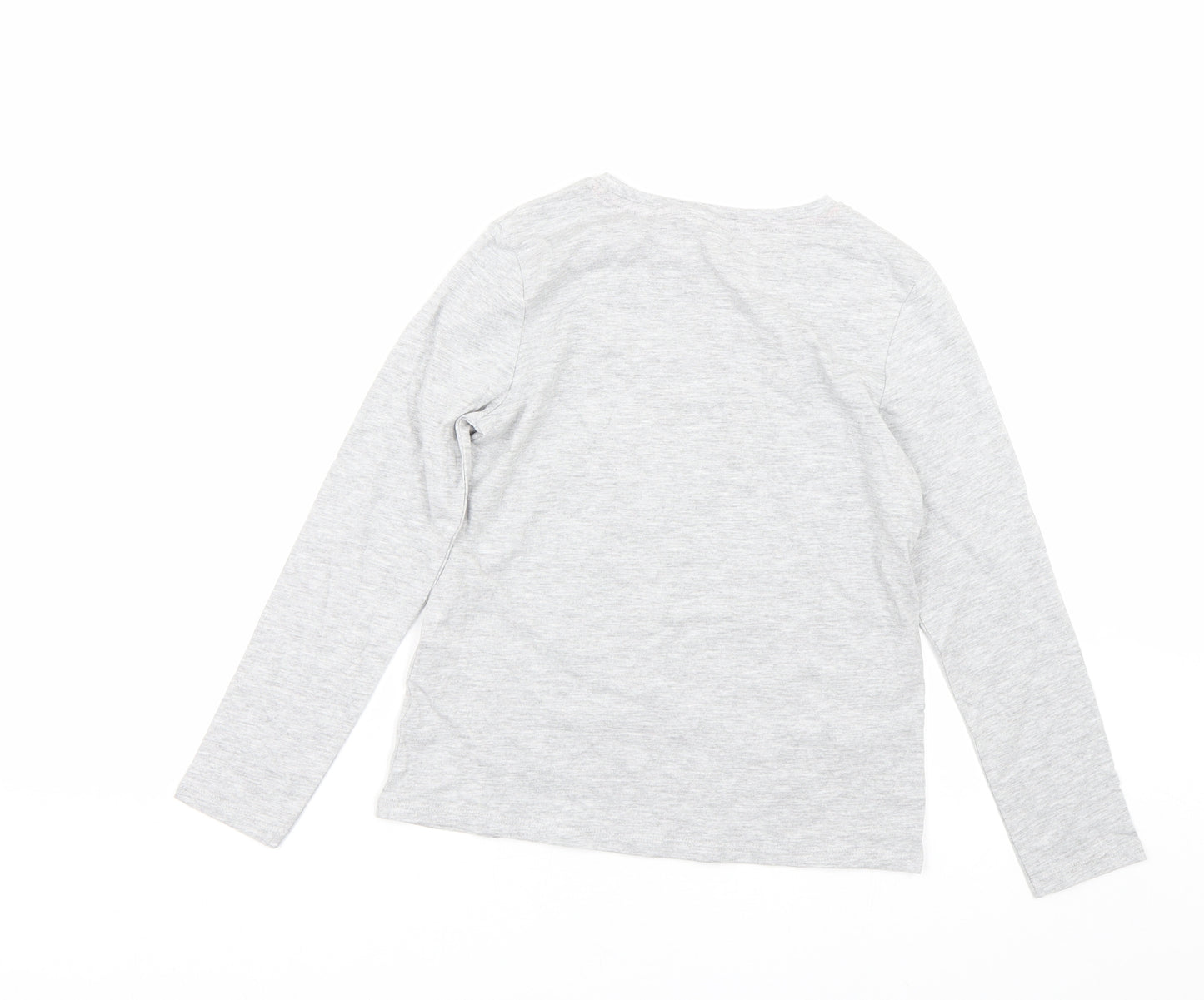 George Girls Grey   Basic T-Shirt Size 9-10 Years  - LOL dolls