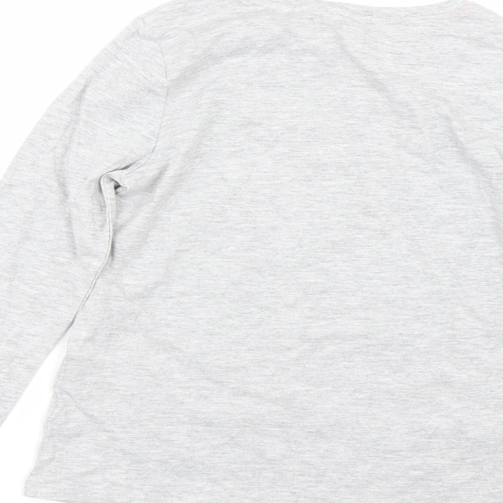 George Girls Grey   Basic T-Shirt Size 9-10 Years  - LOL dolls