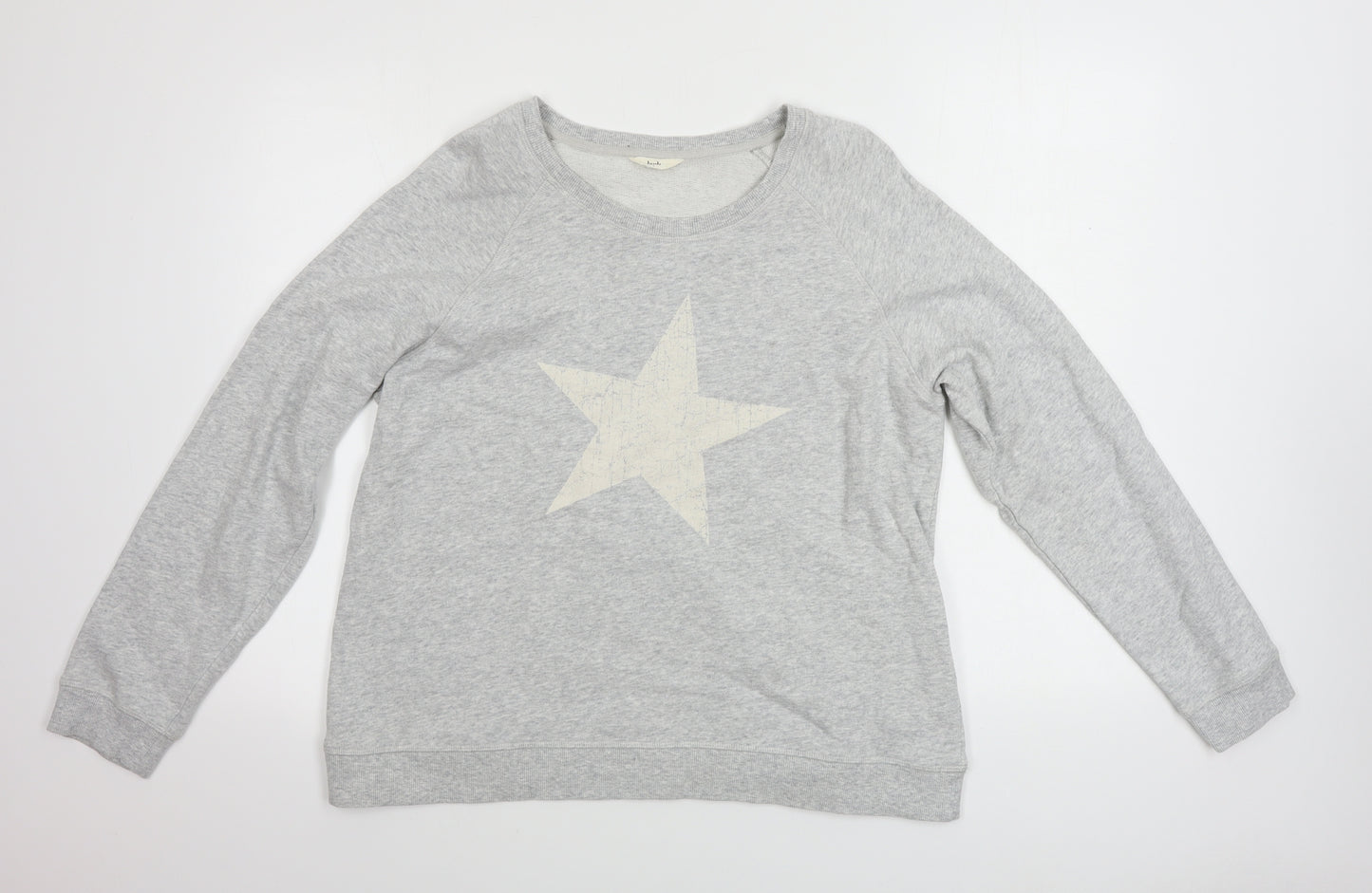 Hush Womens Grey   Pullover Jumper Size L
