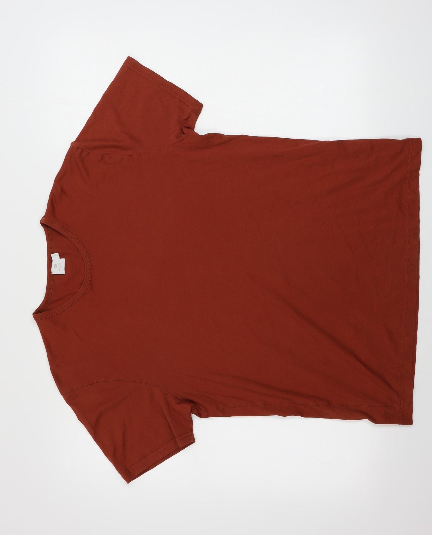 Sunspel Mens Brown    T-Shirt Size L