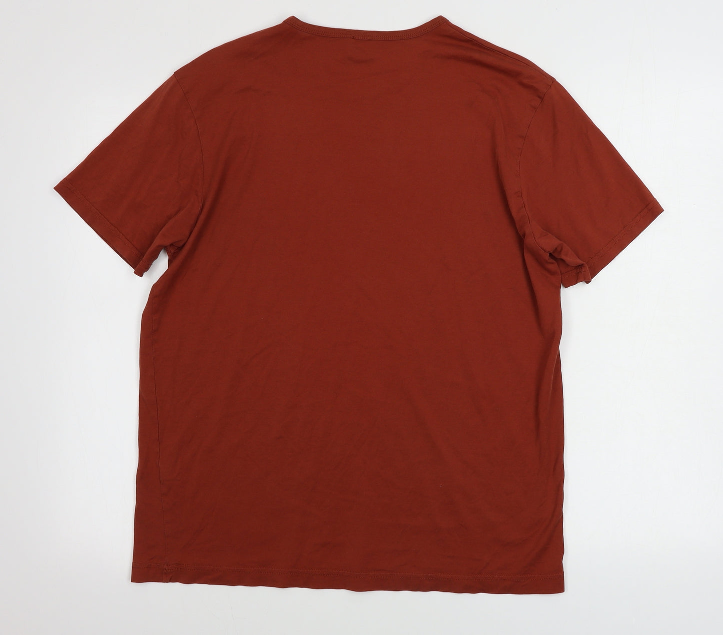 Sunspel Mens Brown    T-Shirt Size L