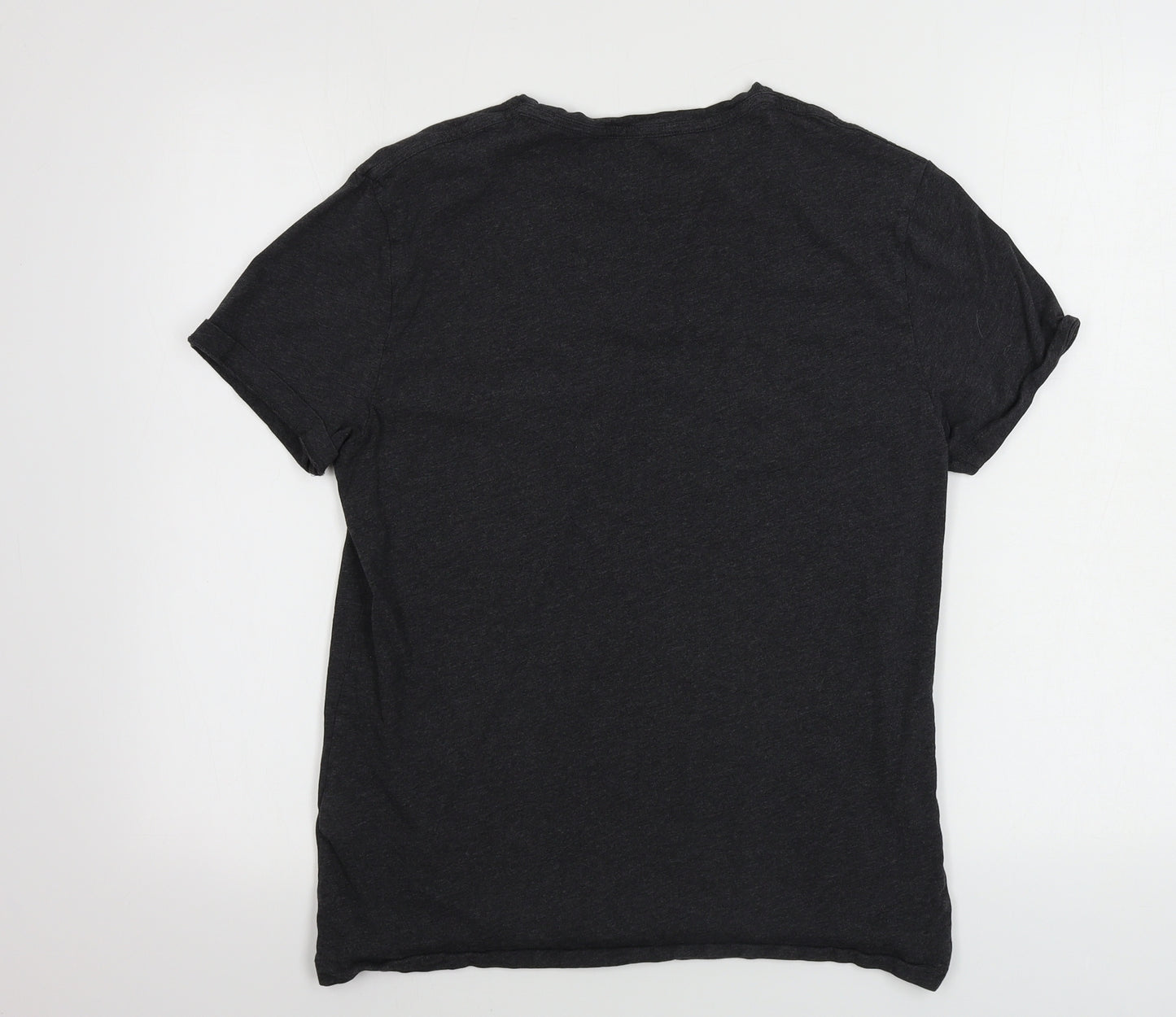 AllSaints Mens Grey    T-Shirt Size M