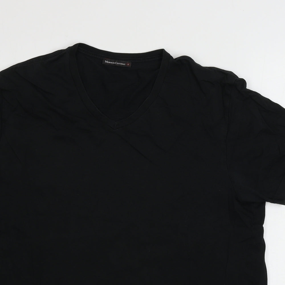 Mobaco  Mens Black    T-Shirt Size M