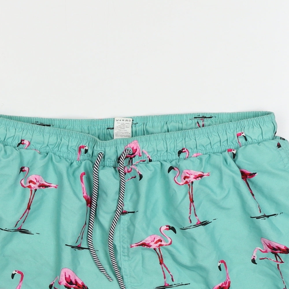 TU Mens Green   Bermuda Shorts Size M