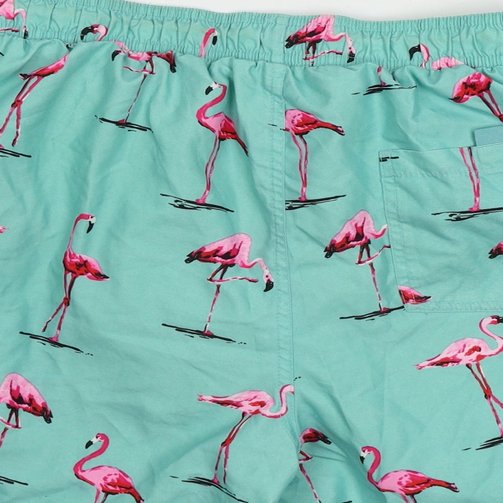 TU Mens Green   Bermuda Shorts Size M