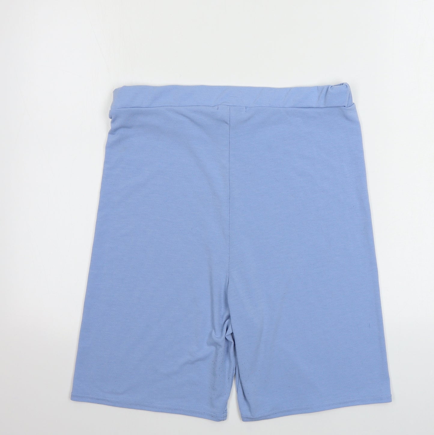 In the Style  Womens Blue Houndstooth  Sweat Shorts Size 16