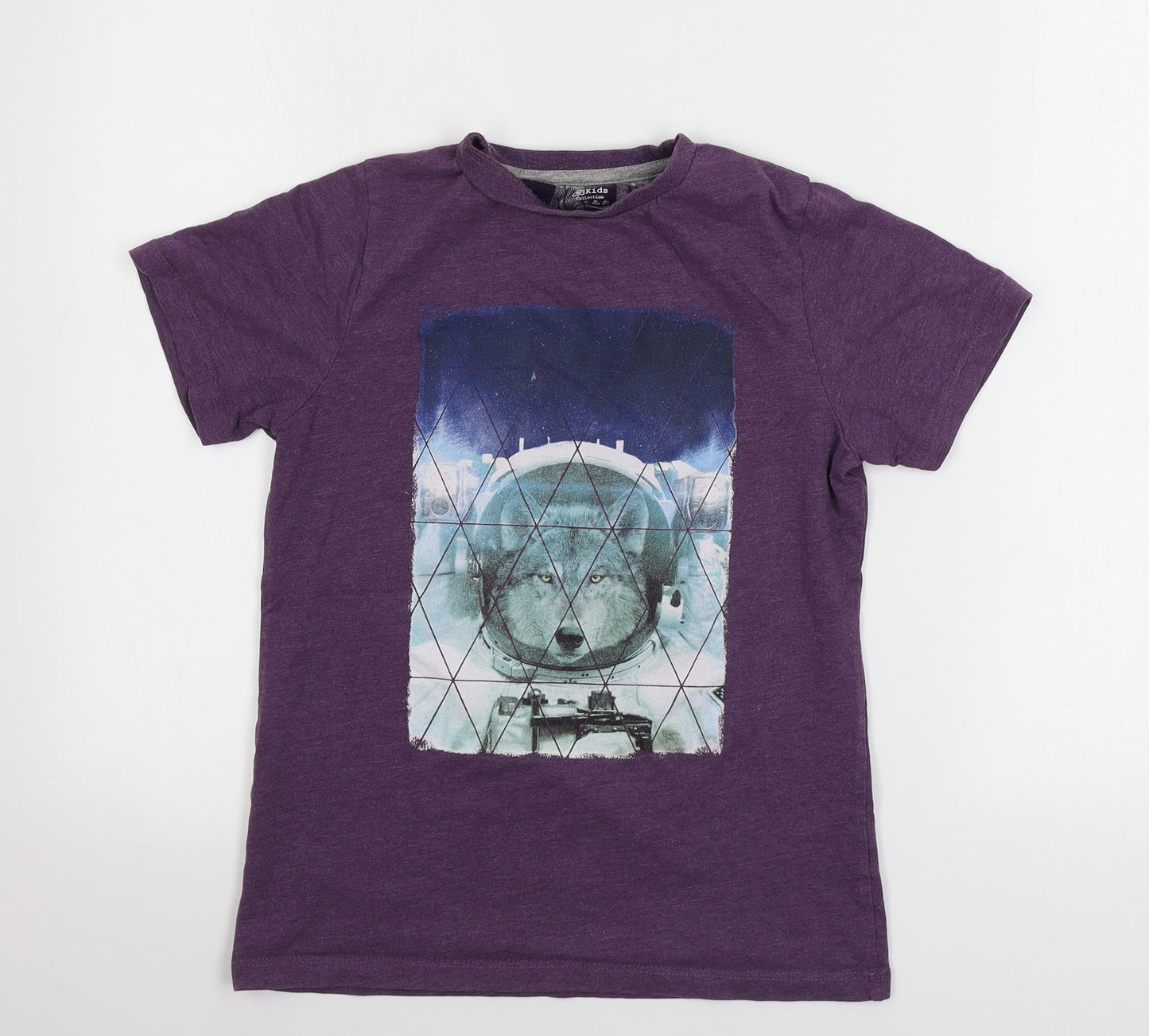 F&F  Boys Purple   Basic T-Shirt Size 10-11 Years