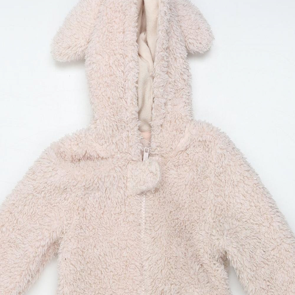 Matalan  Girls Pink   Babygrow One-Piece Size 12-18 Months