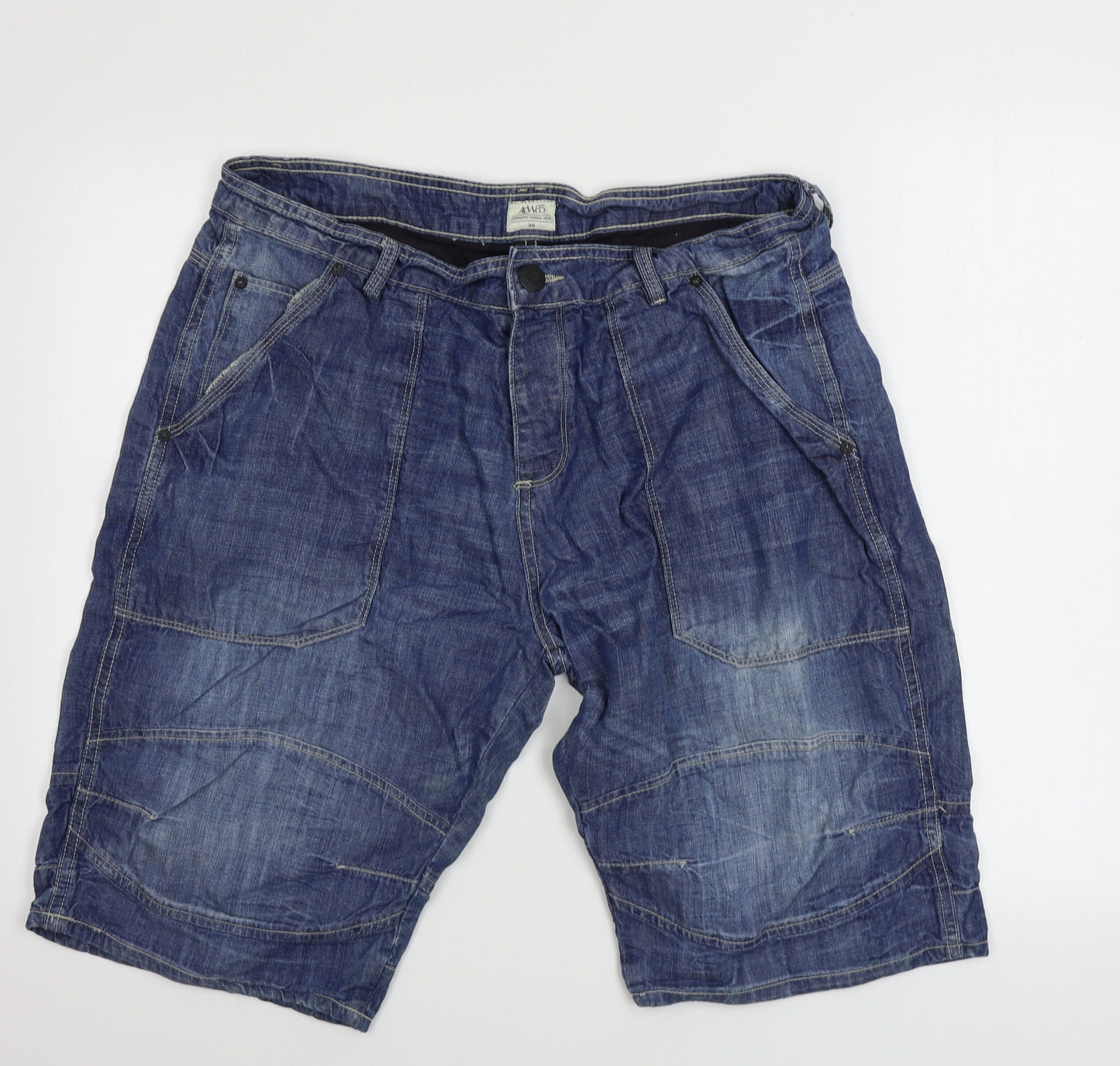 Matalan  Mens Blue   Chino Shorts Size 36 in