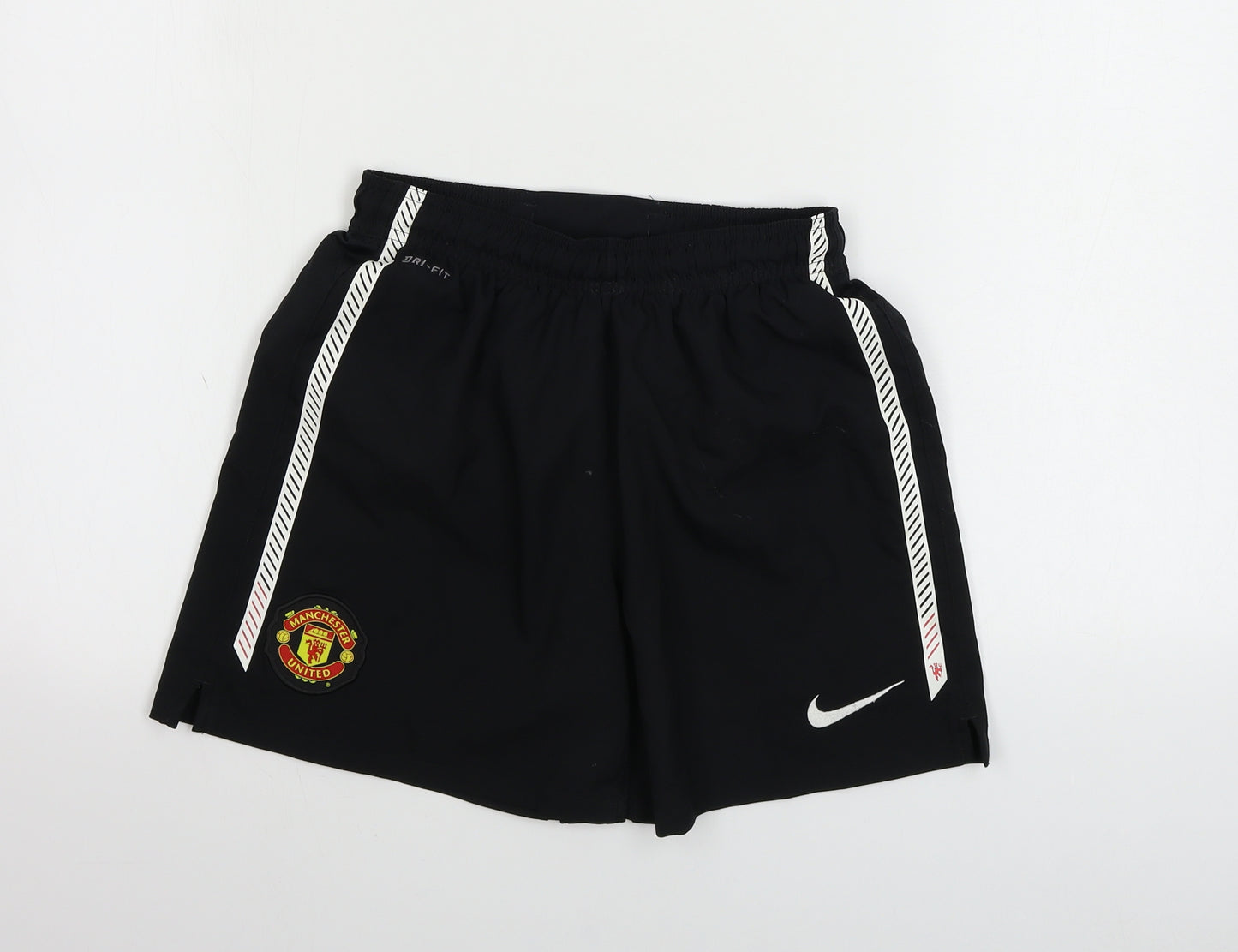 Nike  Boys Black   Bermuda Shorts Size 10-11 Years - MANCHESTER UNITED