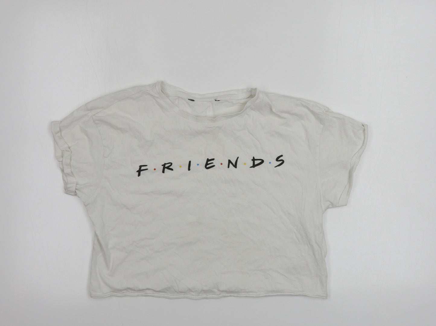 New Look  Girls White   Basic T-Shirt Size 11-12 Years