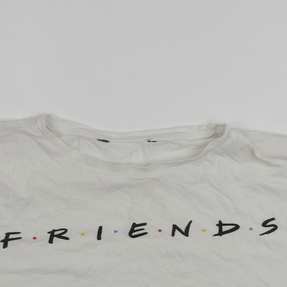 New Look  Girls White   Basic T-Shirt Size 11-12 Years