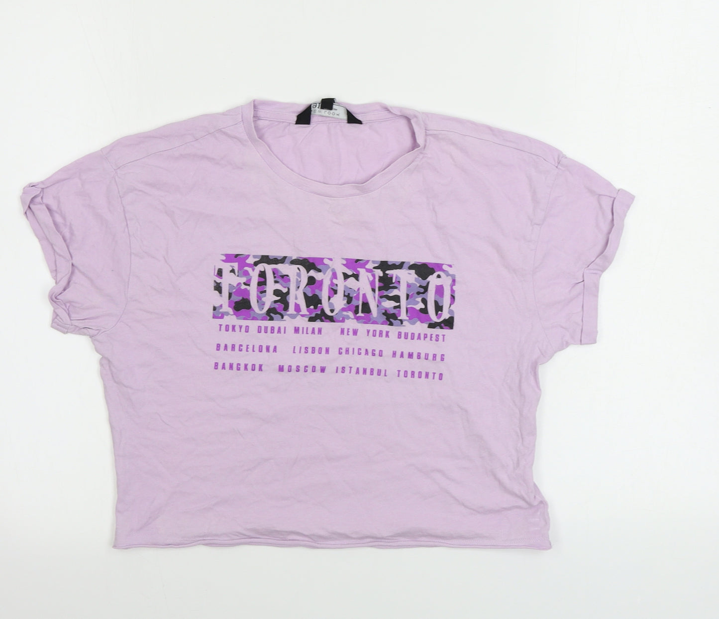 New Look  Girls Purple   Basic Polo Size 14-15 Years