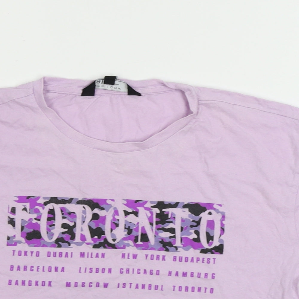 New Look  Girls Purple   Basic Polo Size 14-15 Years