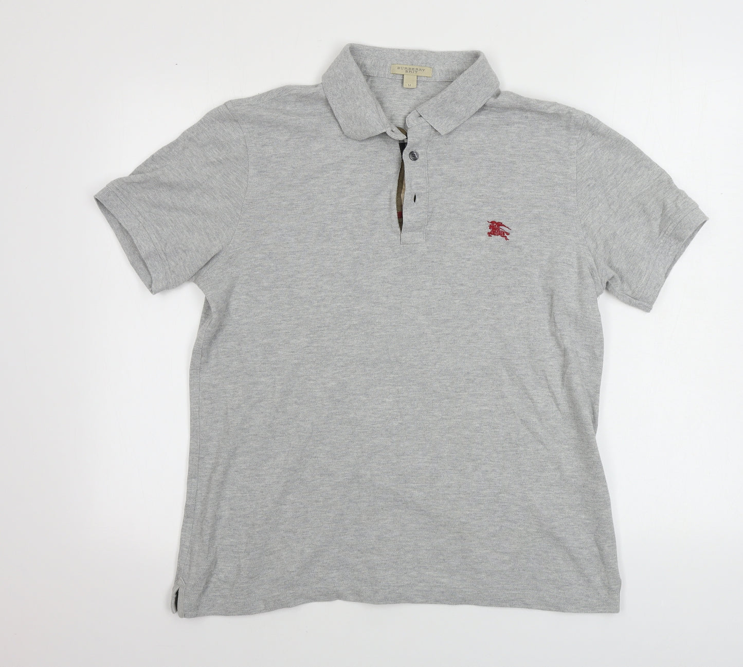 Burberry  Mens Grey    Polo Size M