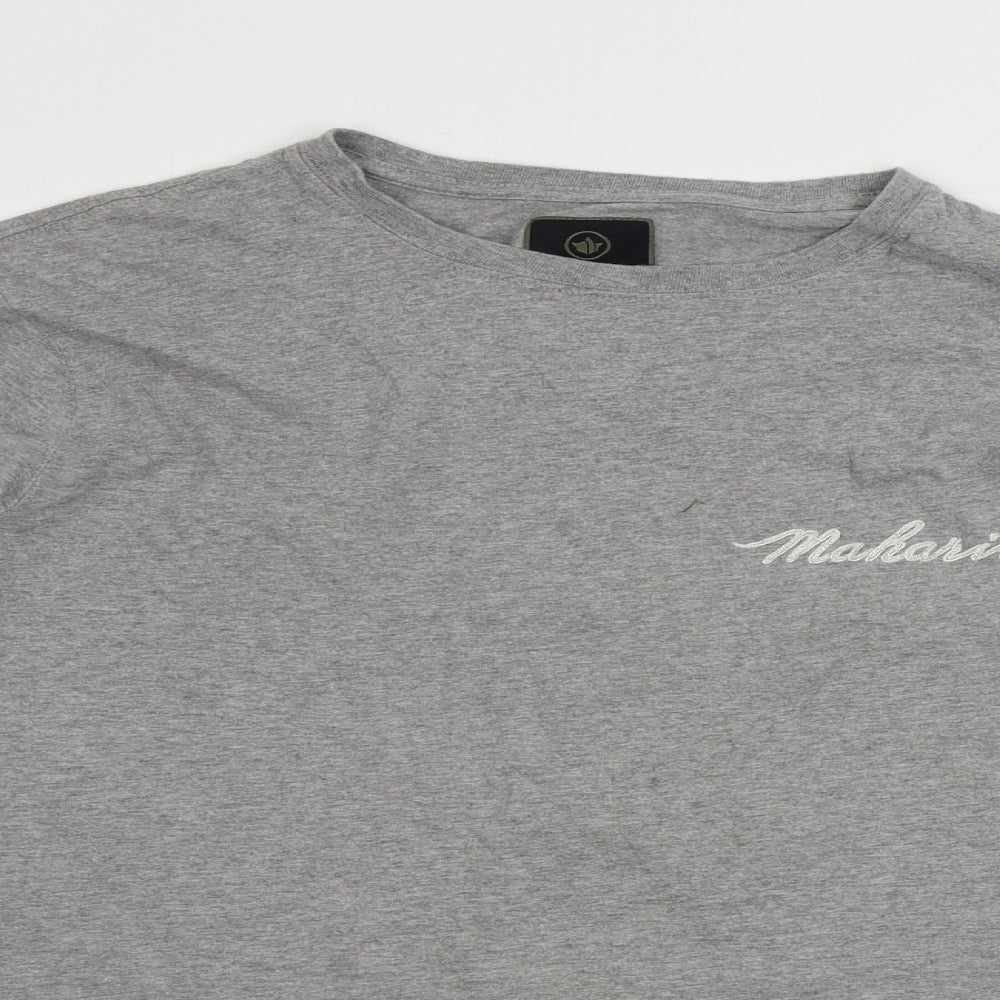 Maharishi  Mens Grey    T-Shirt Size M