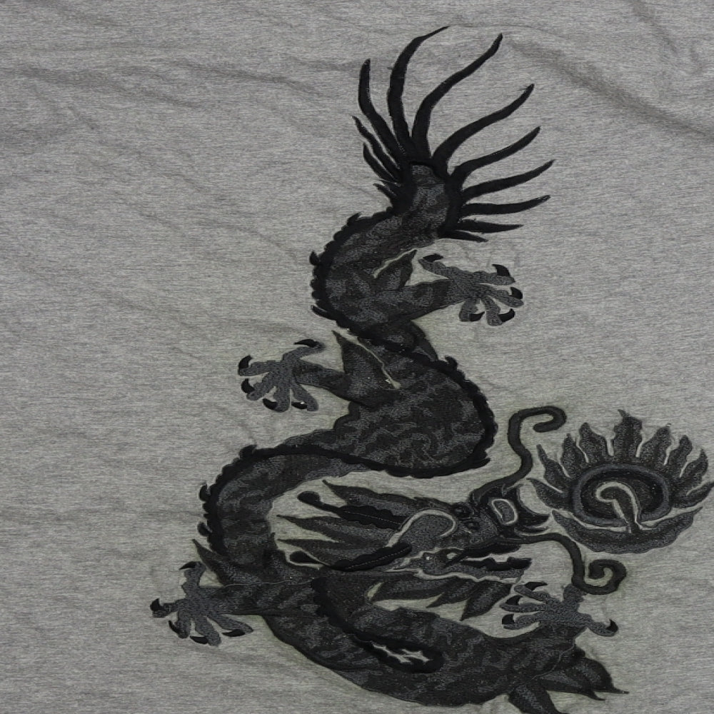 Maharishi  Mens Grey    T-Shirt Size M