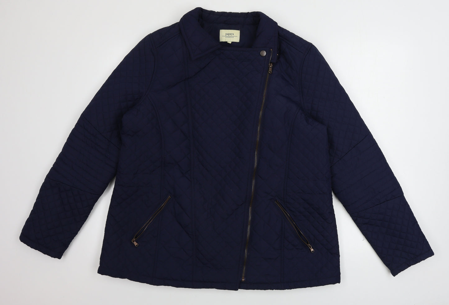 Papaya  Womens Blue   Jacket Coat Size 18