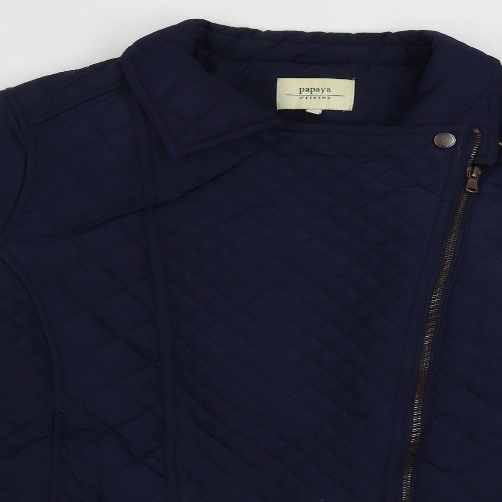 Papaya  Womens Blue   Jacket Coat Size 18