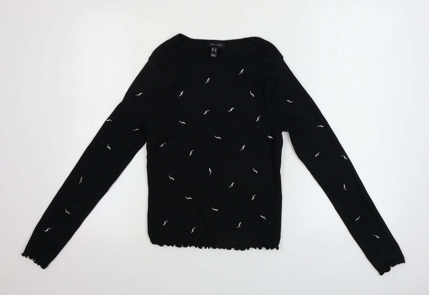 New Look  Womens Black   Basic T-Shirt Size 14