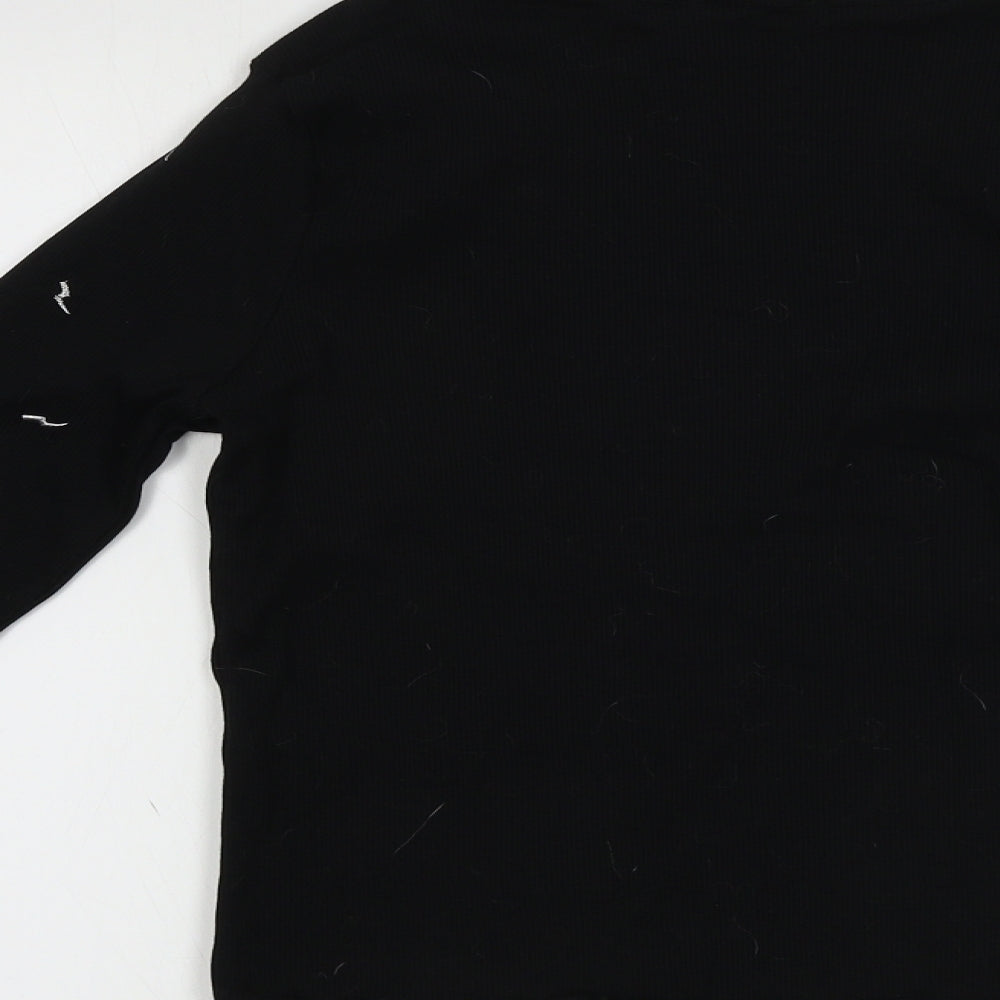 New Look  Womens Black   Basic T-Shirt Size 14