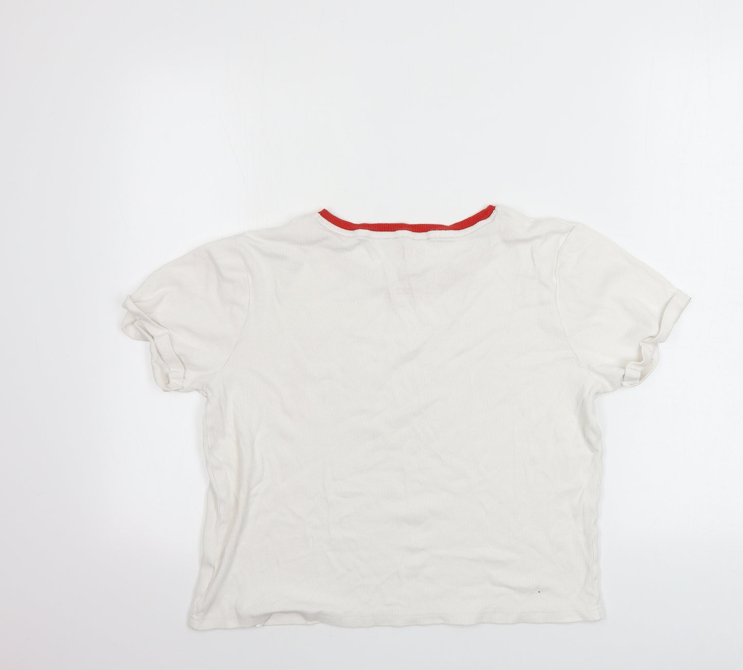 love to lounge   Womens White   Basic T-Shirt Size S  - stranger things