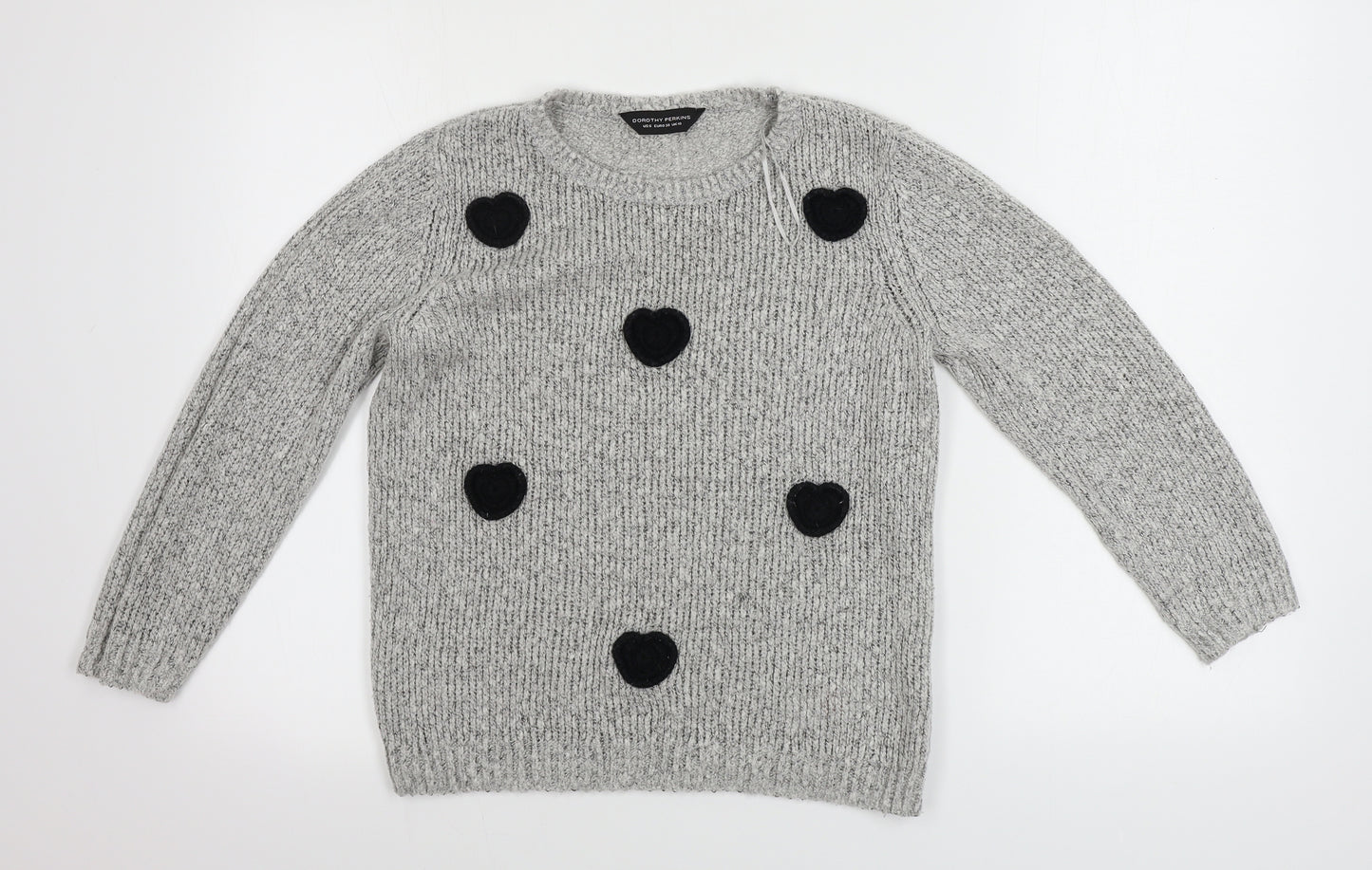 Dorothy Perkins  Womens Grey   Pullover Jumper Size 10