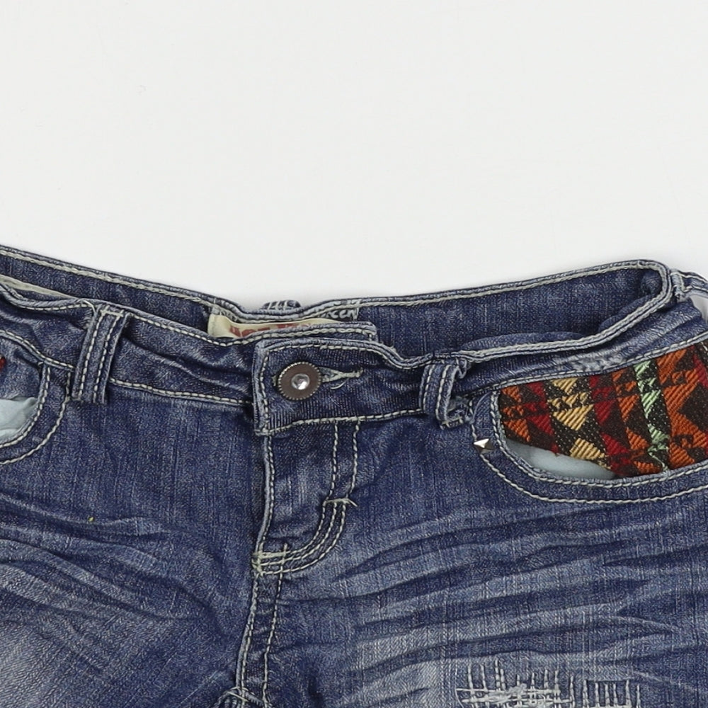 Hot Kiss  Womens Blue   Hot Pants Shorts Size 8