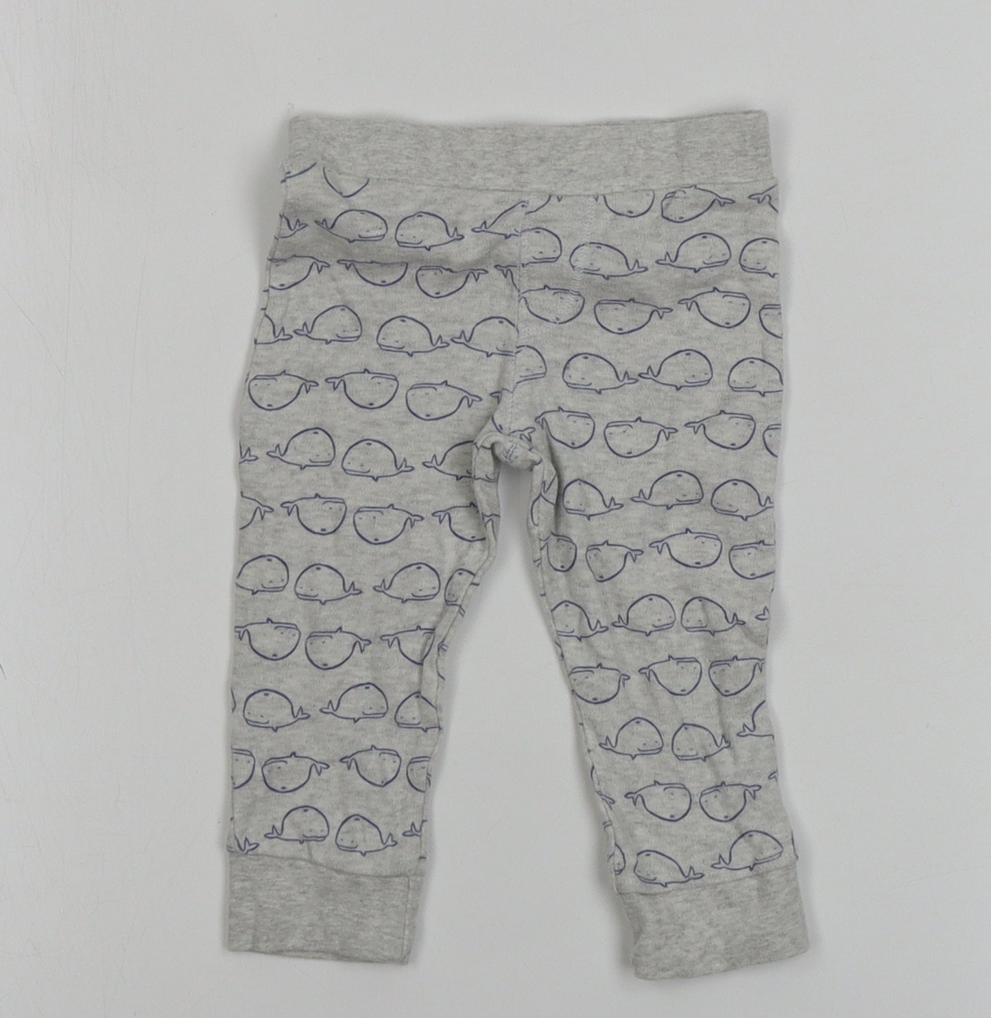 F&F  Boys Grey   Jogger Trousers Size 6-9 Months