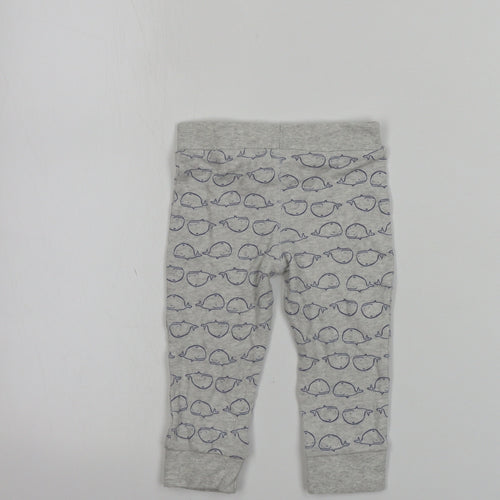 F&F  Boys Grey   Jogger Trousers Size 6-9 Months