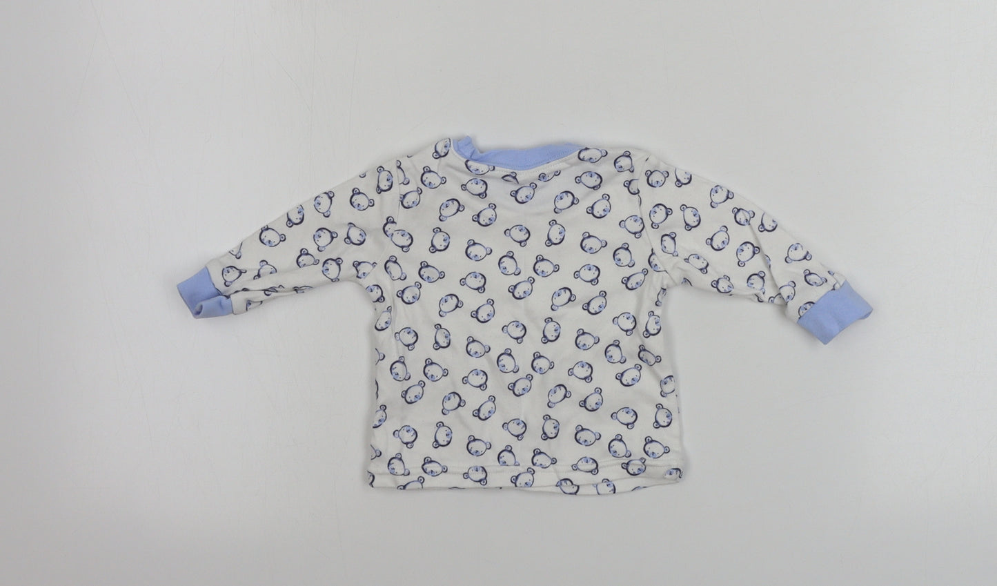 George  Boys White   Basic T-Shirt Size 0-3 Months