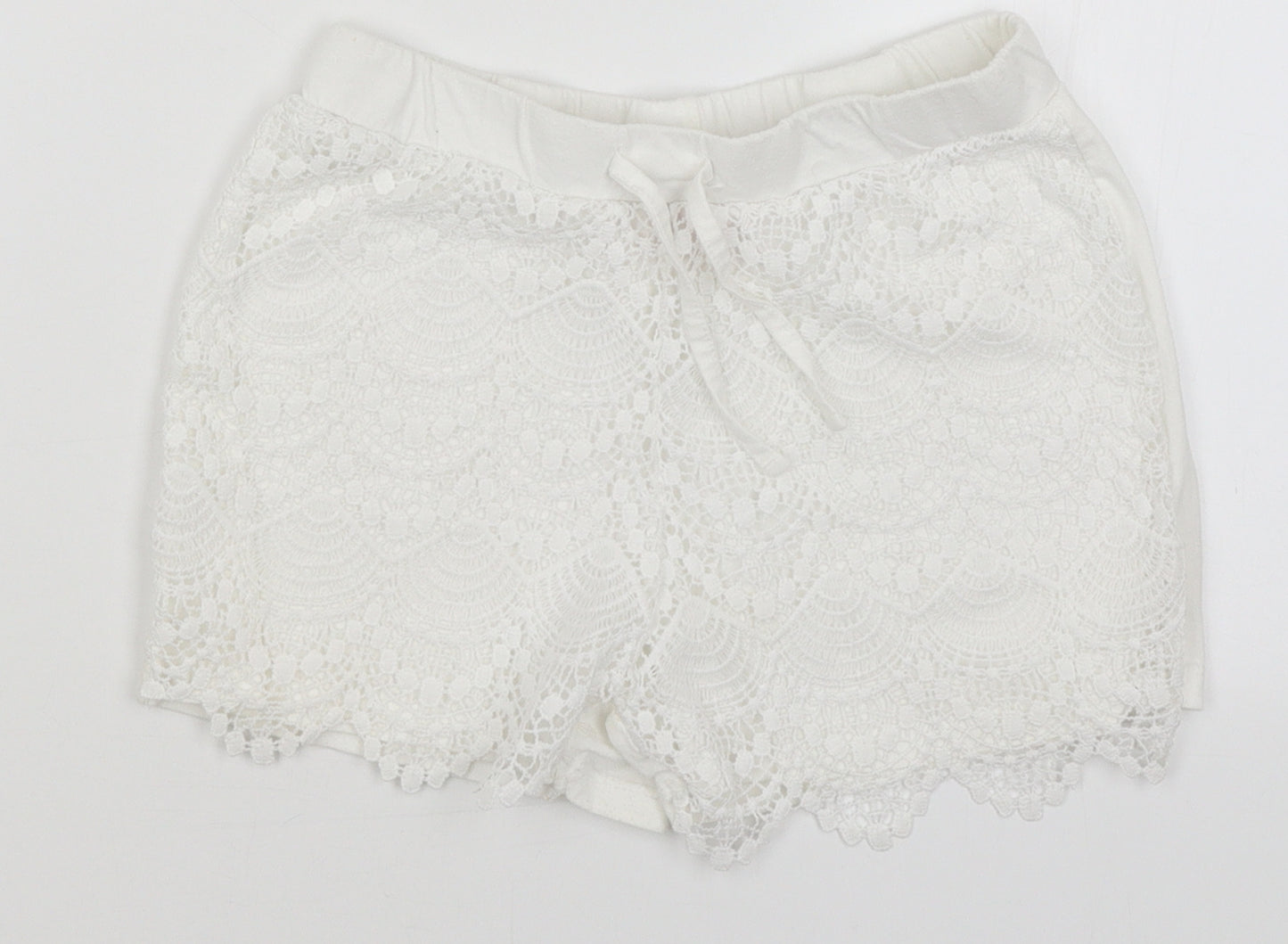 Young Dimension Girls White   Hot Pants Shorts Size 12-13 Years