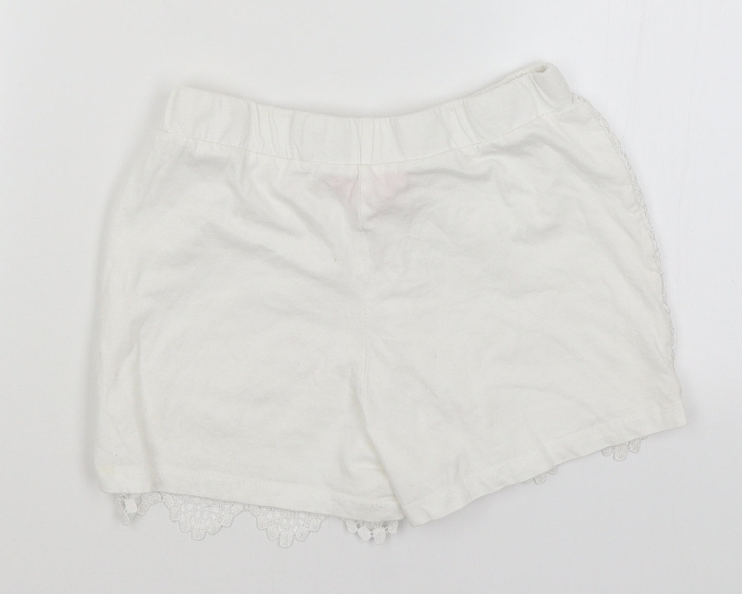 Young Dimension Girls White   Hot Pants Shorts Size 12-13 Years