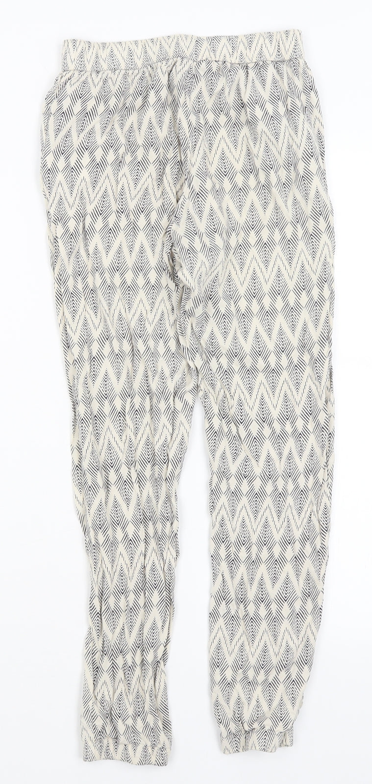 H&M Girls White   Capri Trousers Size 9-10 Years