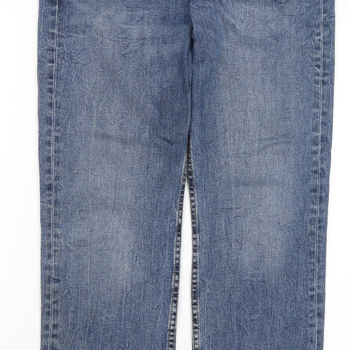 Levi Mens Blue   Straight Jeans Size 34 in L31 in