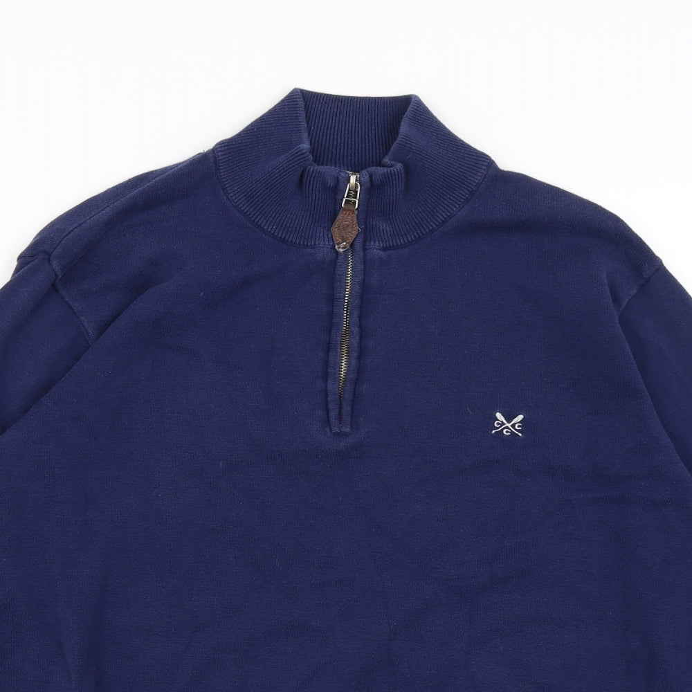Crew Clothing Co Mens Blue   Pullover Jumper Size L
