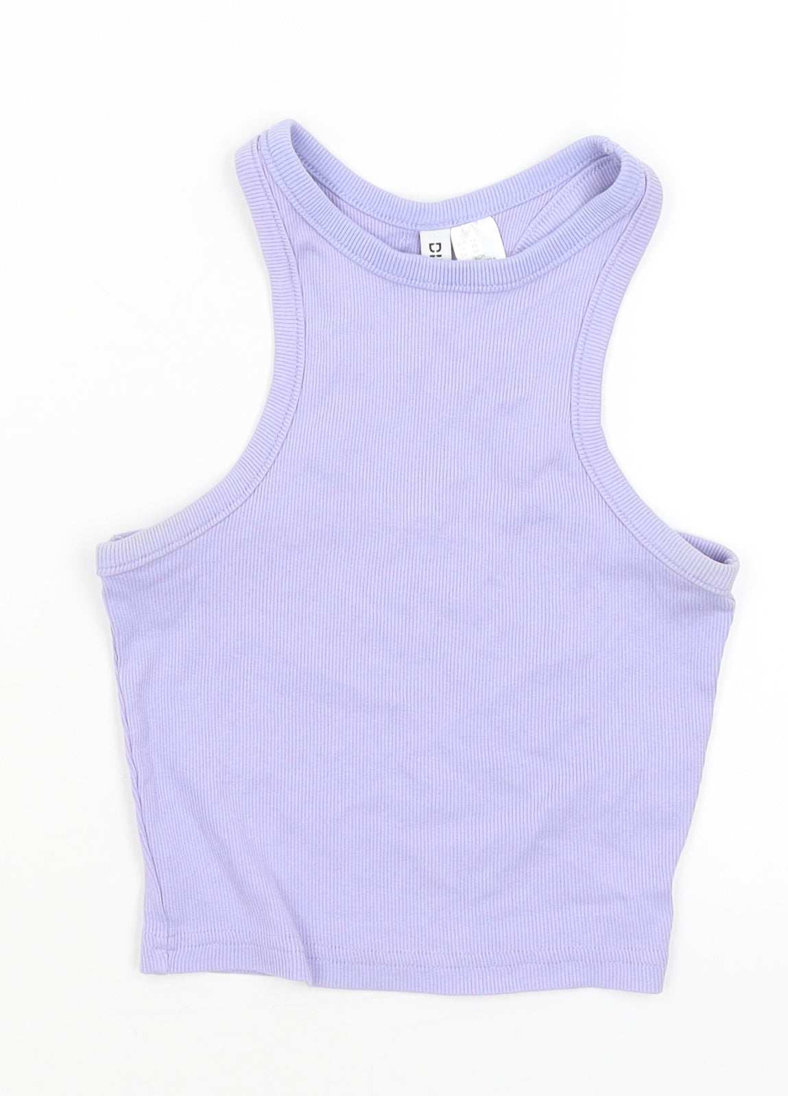 Divided Womens Purple   Cropped Tank Size XS