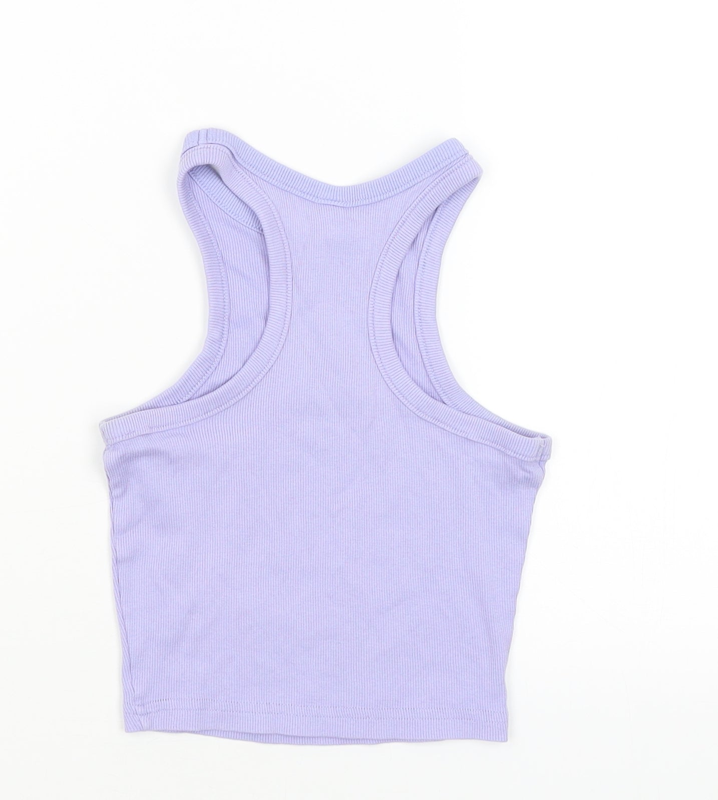 Divided Womens Purple   Cropped Tank Size XS