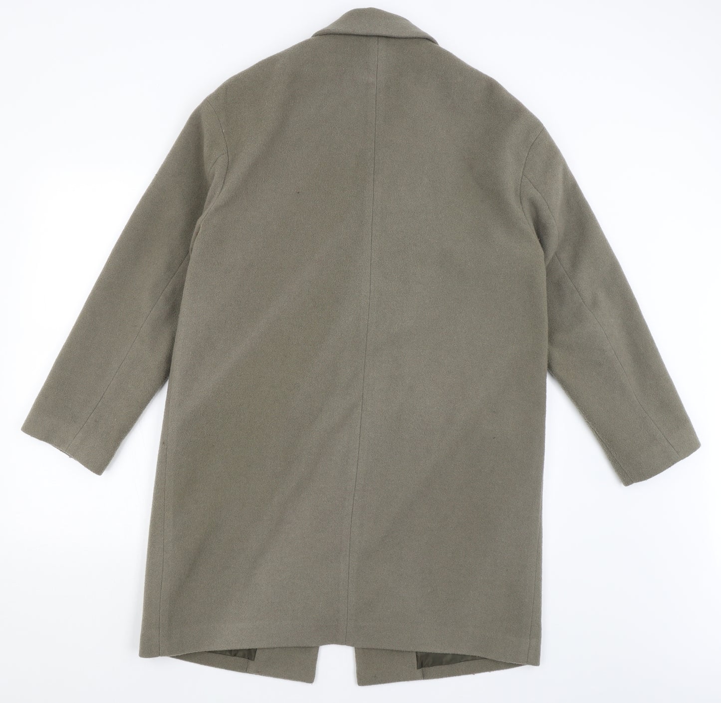 Uni Qlo Womens Green   Overcoat Coat Size L
