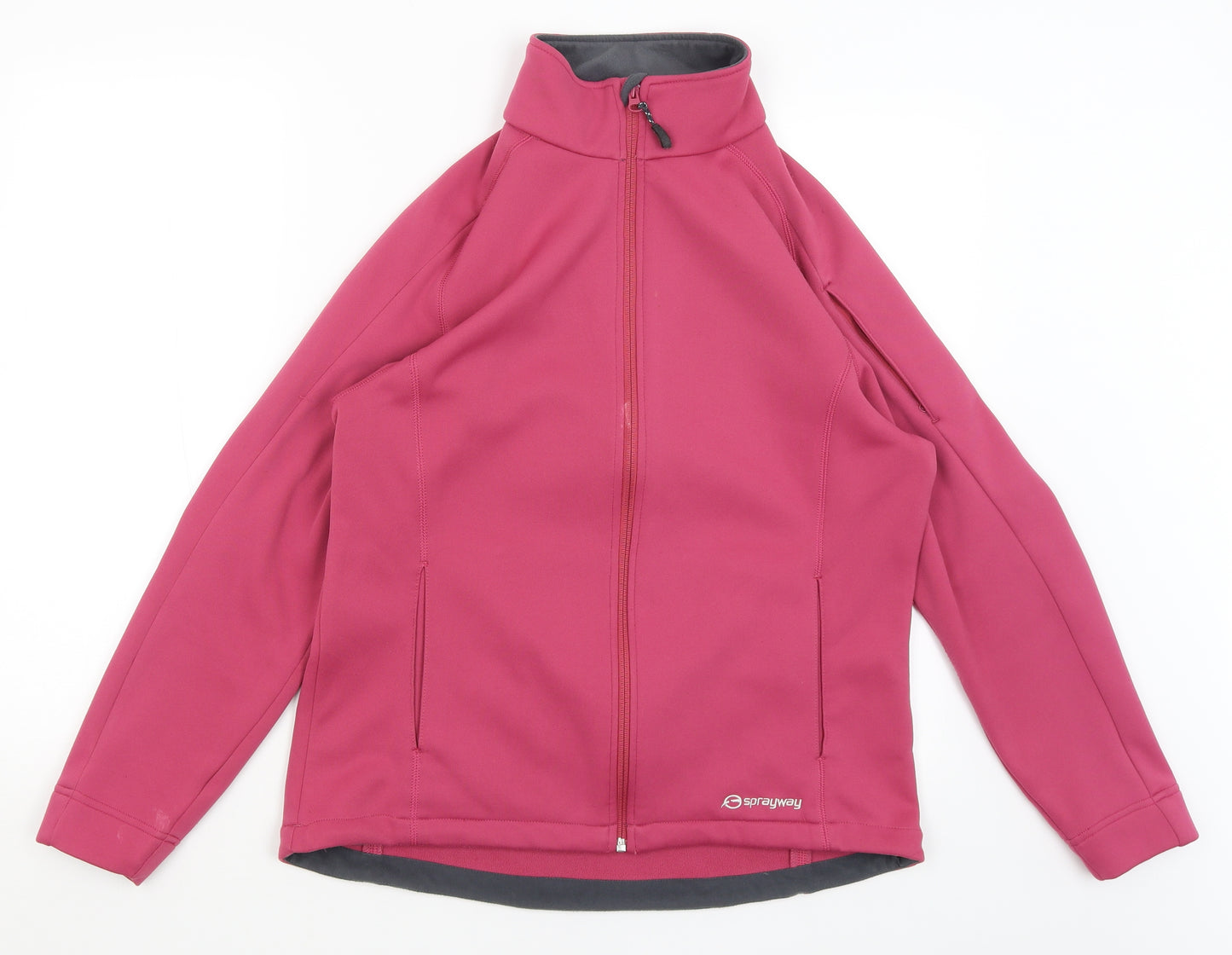 Sprayway Womens Pink   Full Zip Jumper Size 14