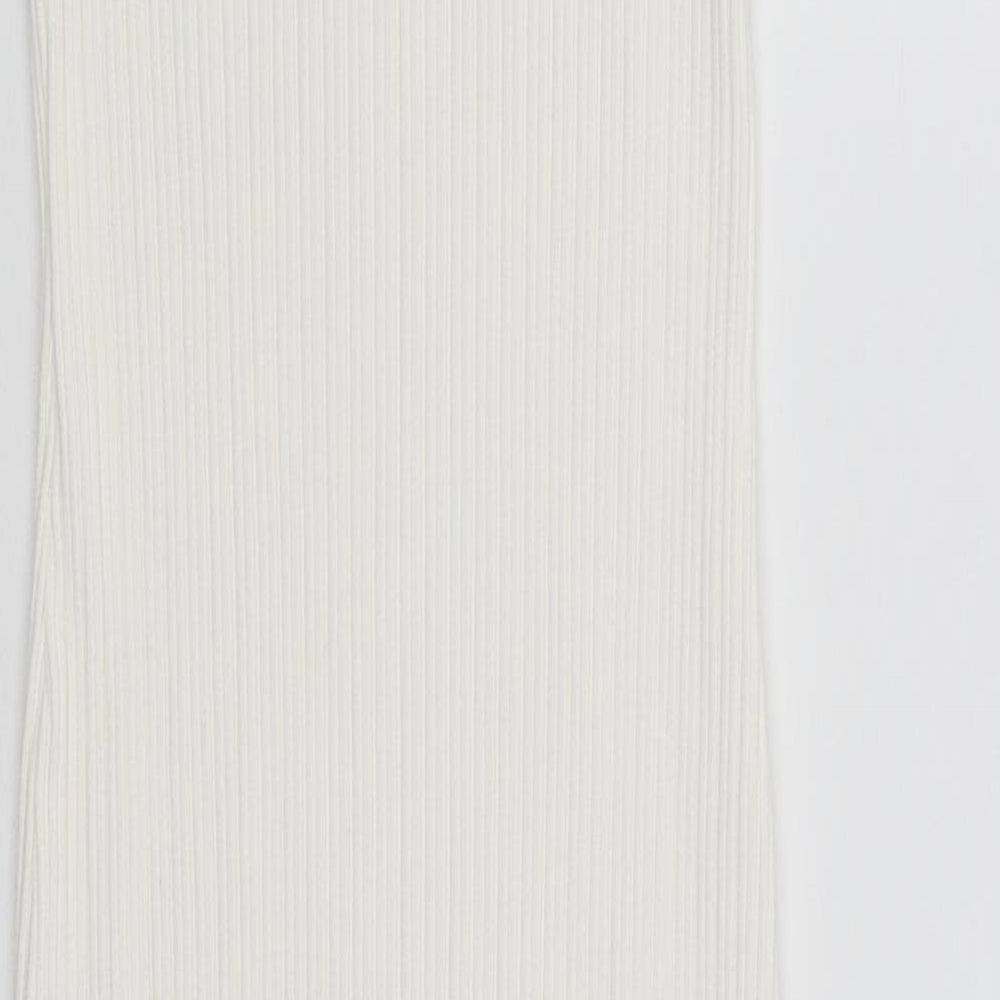 Topshop Womens White   Slip Dress  Size 10