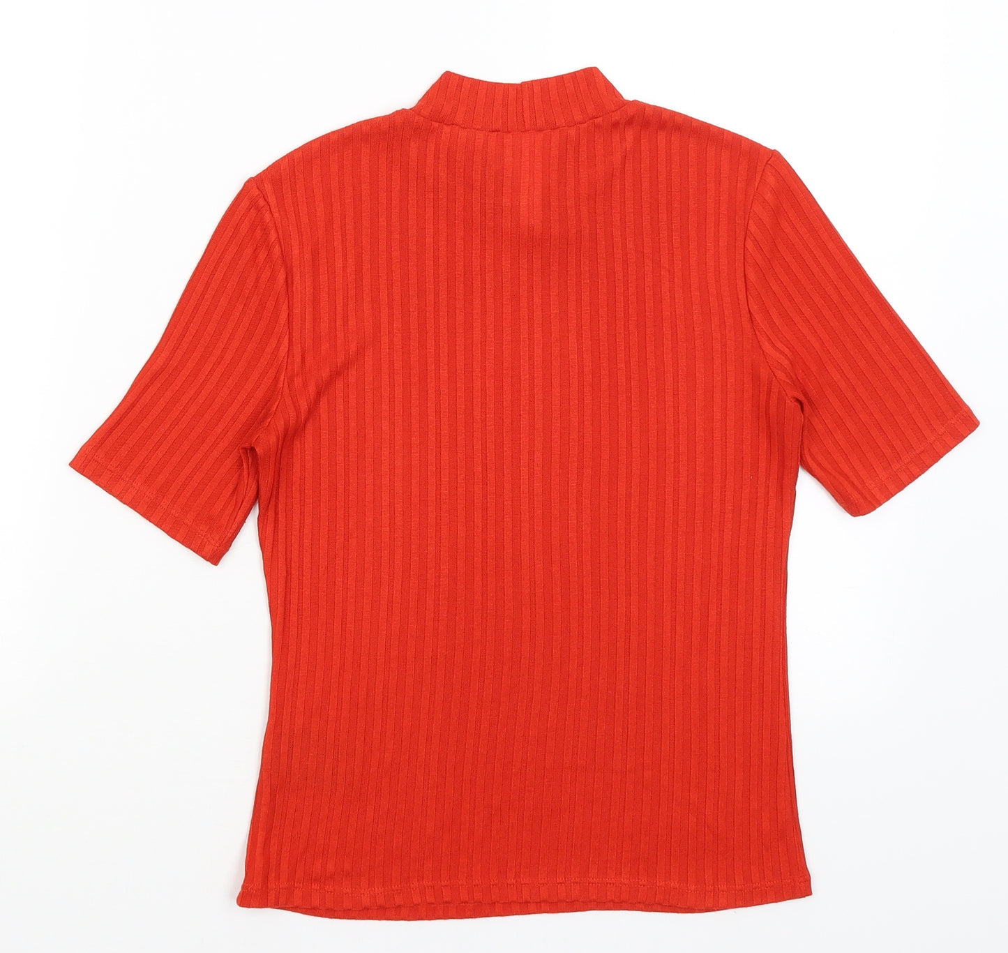H&M Womens Red   Basic T-Shirt Size S