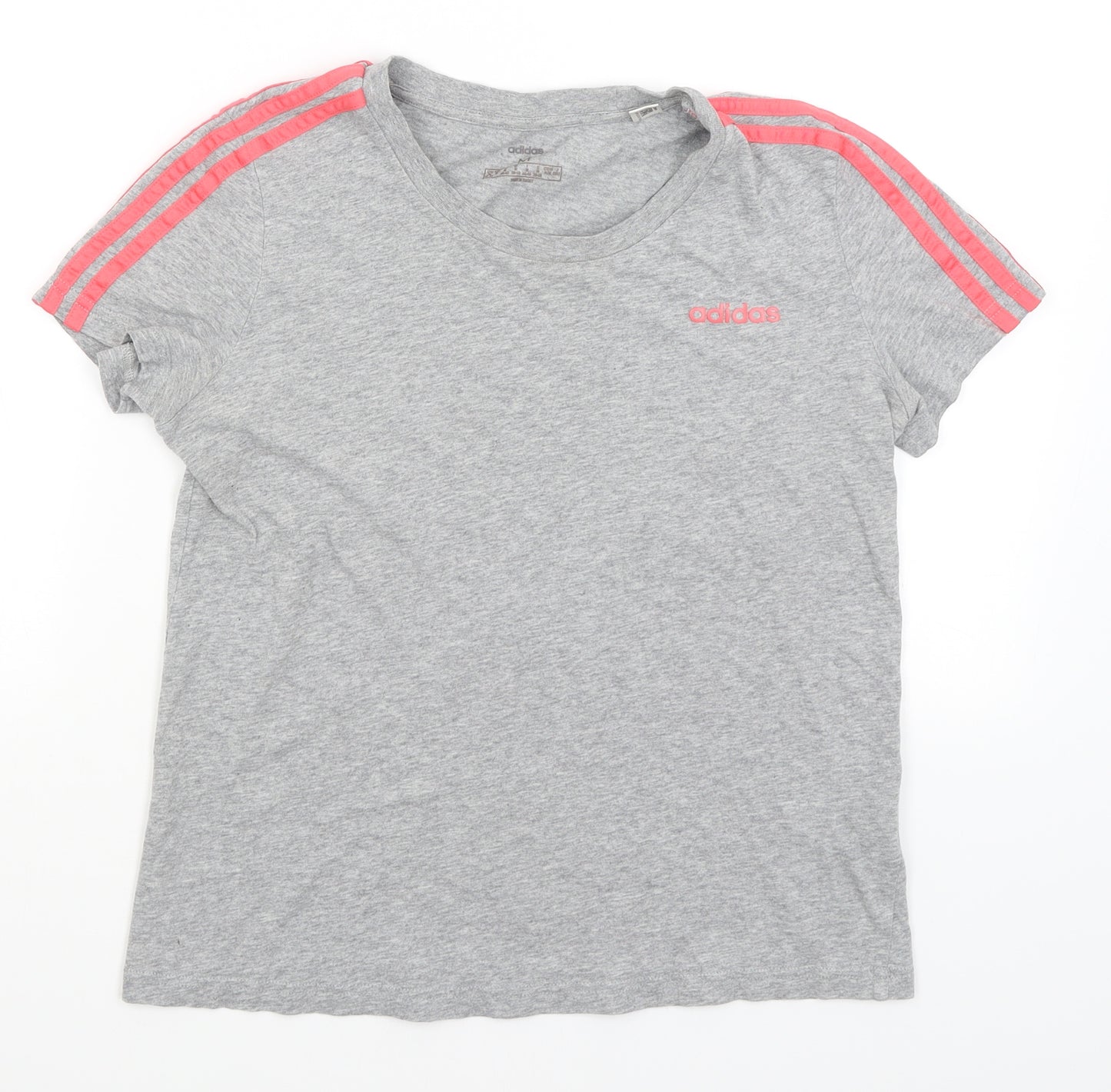 adidas Womens Grey   Basic T-Shirt Size M