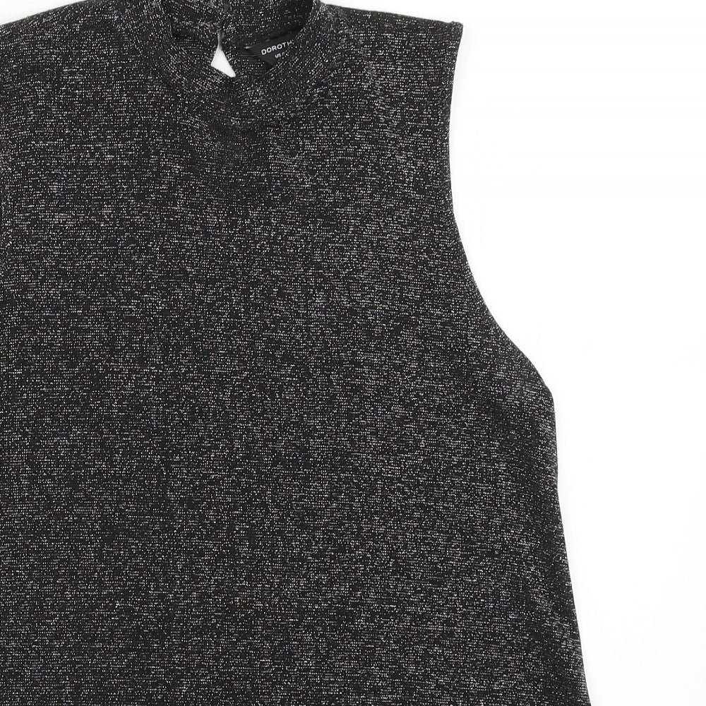 Dorothy Perkins Womens Black   Basic Tank Size 12