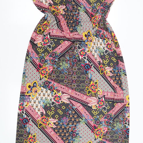 River Island Womens Black Paisley  Fit & Flare  Size 12
